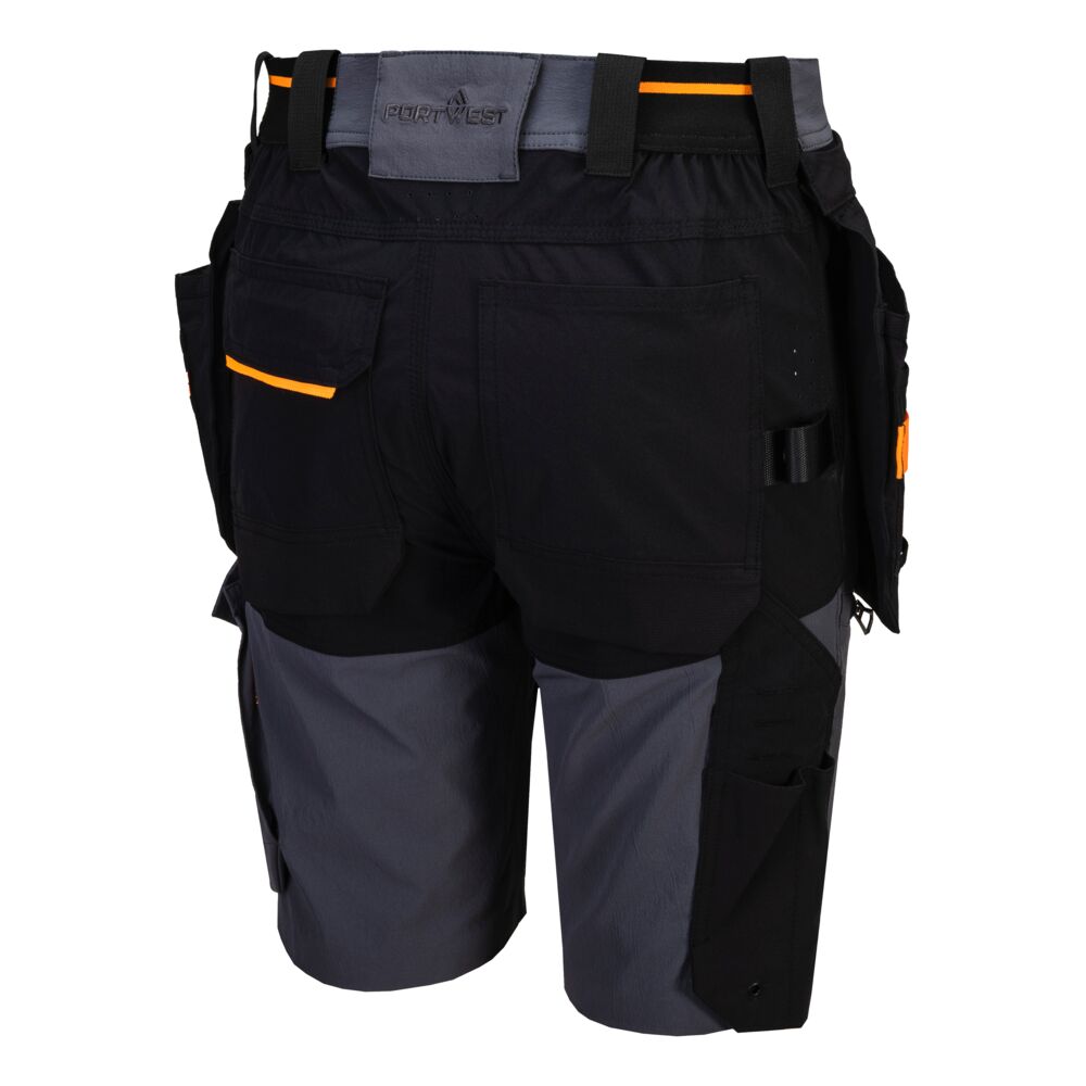 Letvægts shorts med hængelommer, Grå
