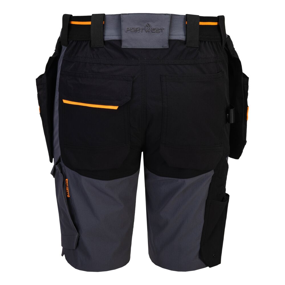 Letvægts shorts med hængelommer, Grå