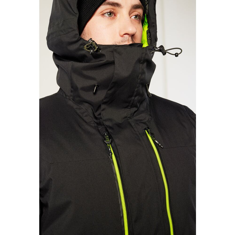 Vinter parka, Sort