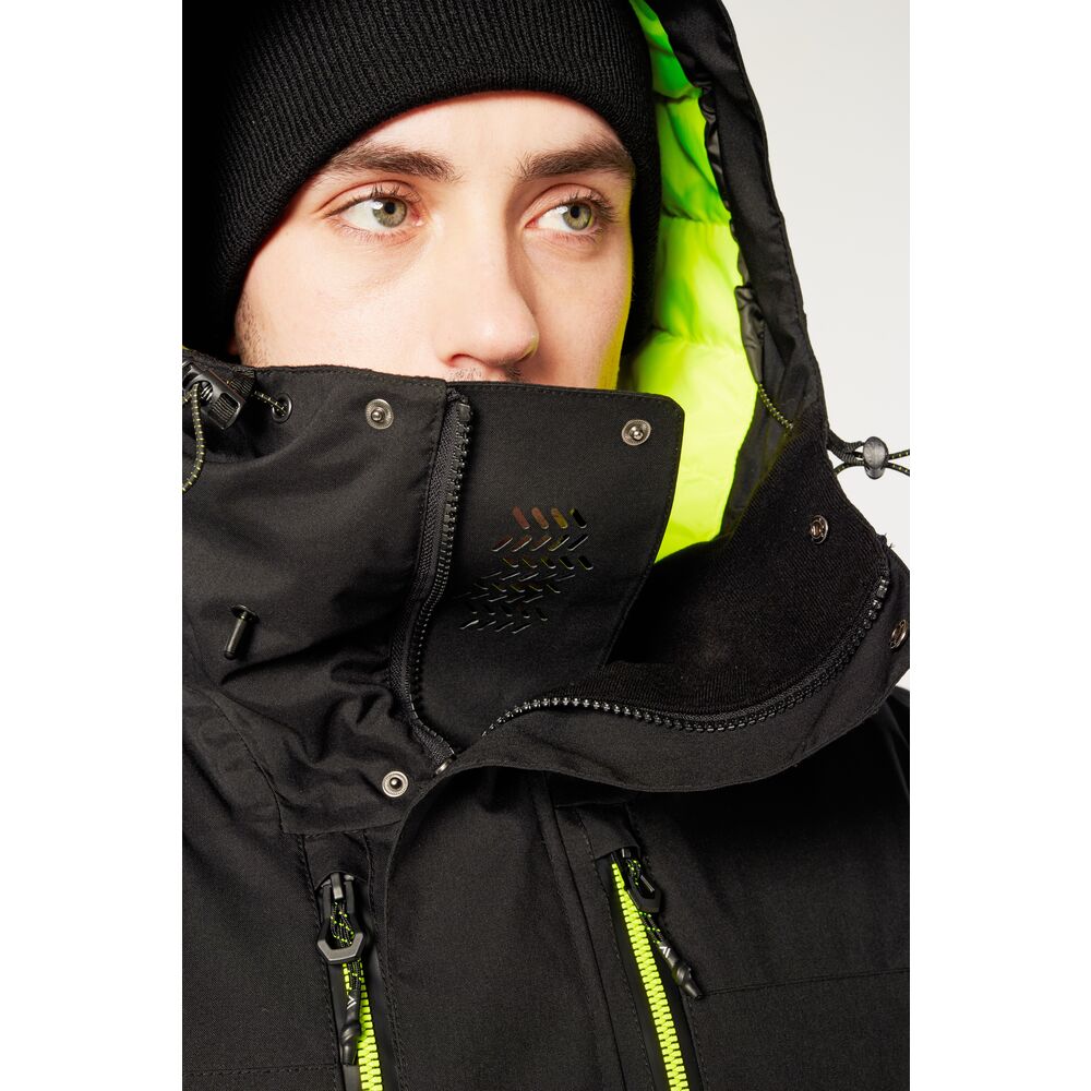 Vinter parka, Sort