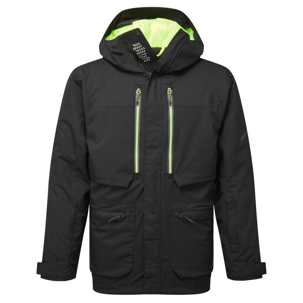 Vinter parka, Sort