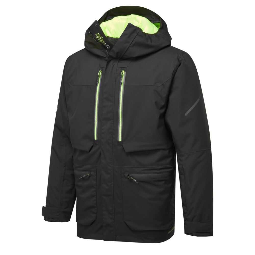 Vinter parka, Sort