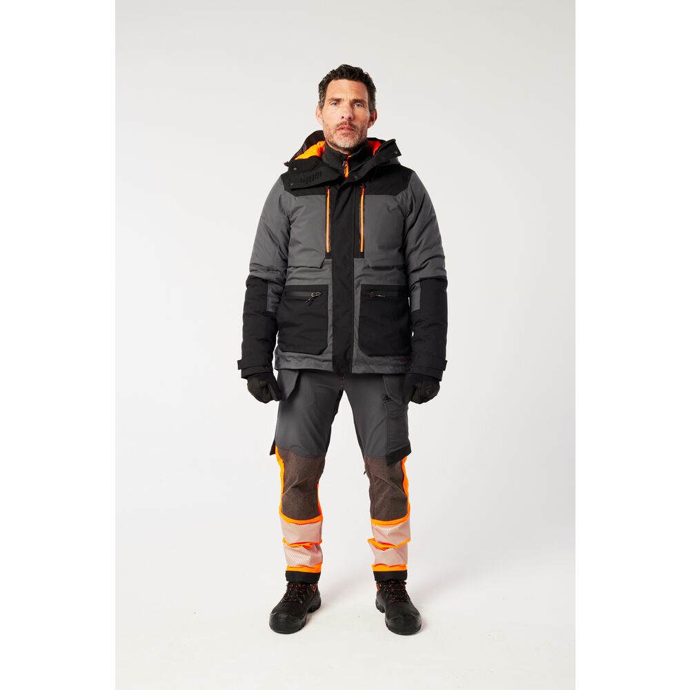 Vinter parka, Grå