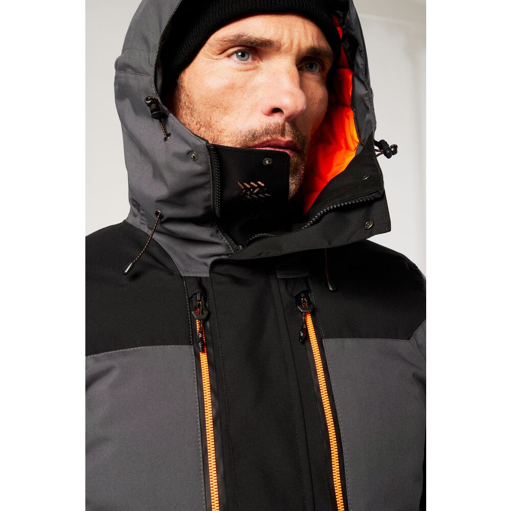 Vinter parka, Grå