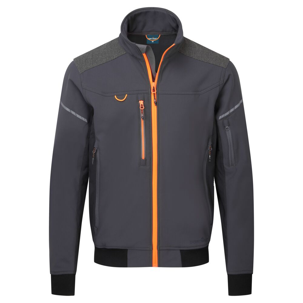 Softshell jakke (3lags), Grå
