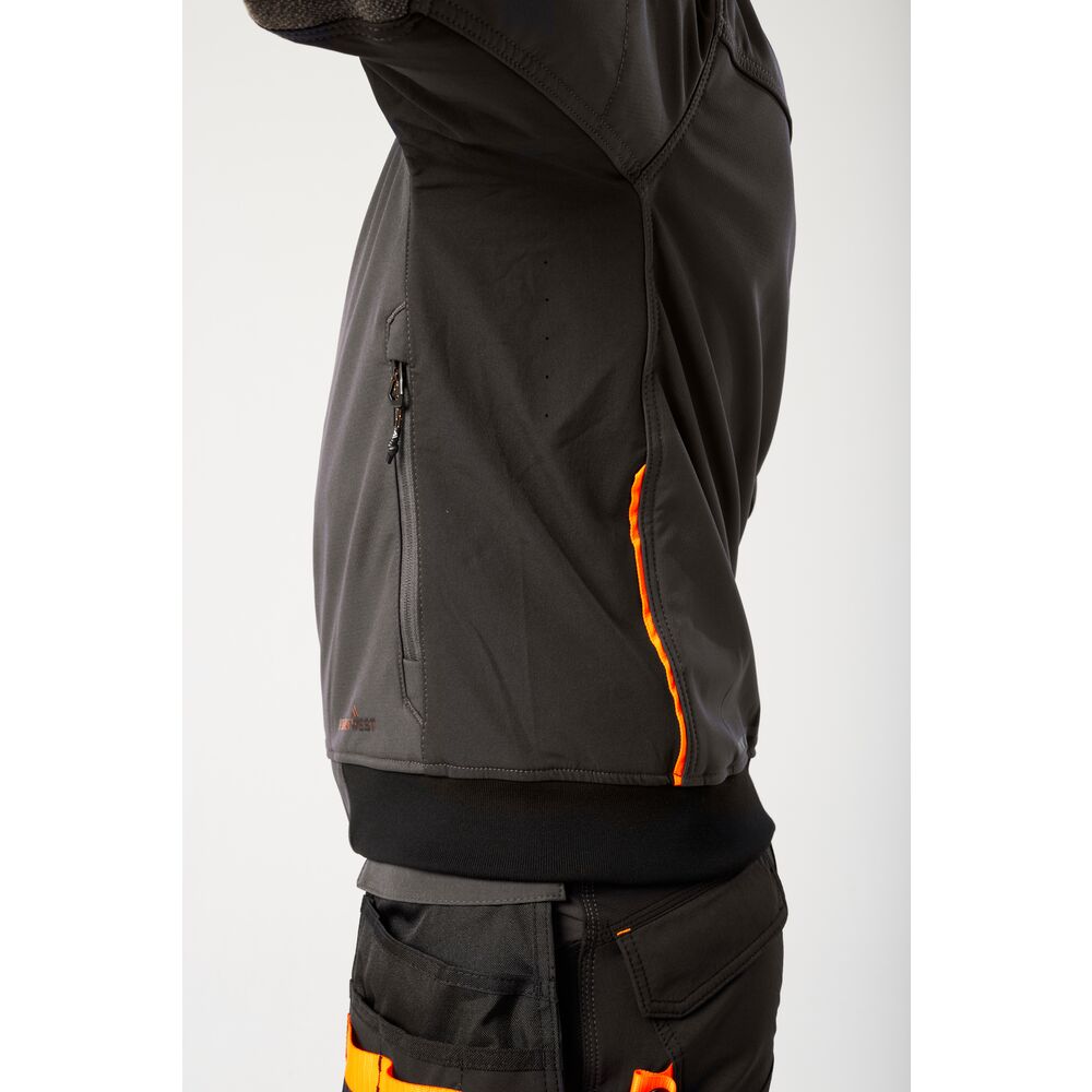 Softshell jakke (3lags), Grå