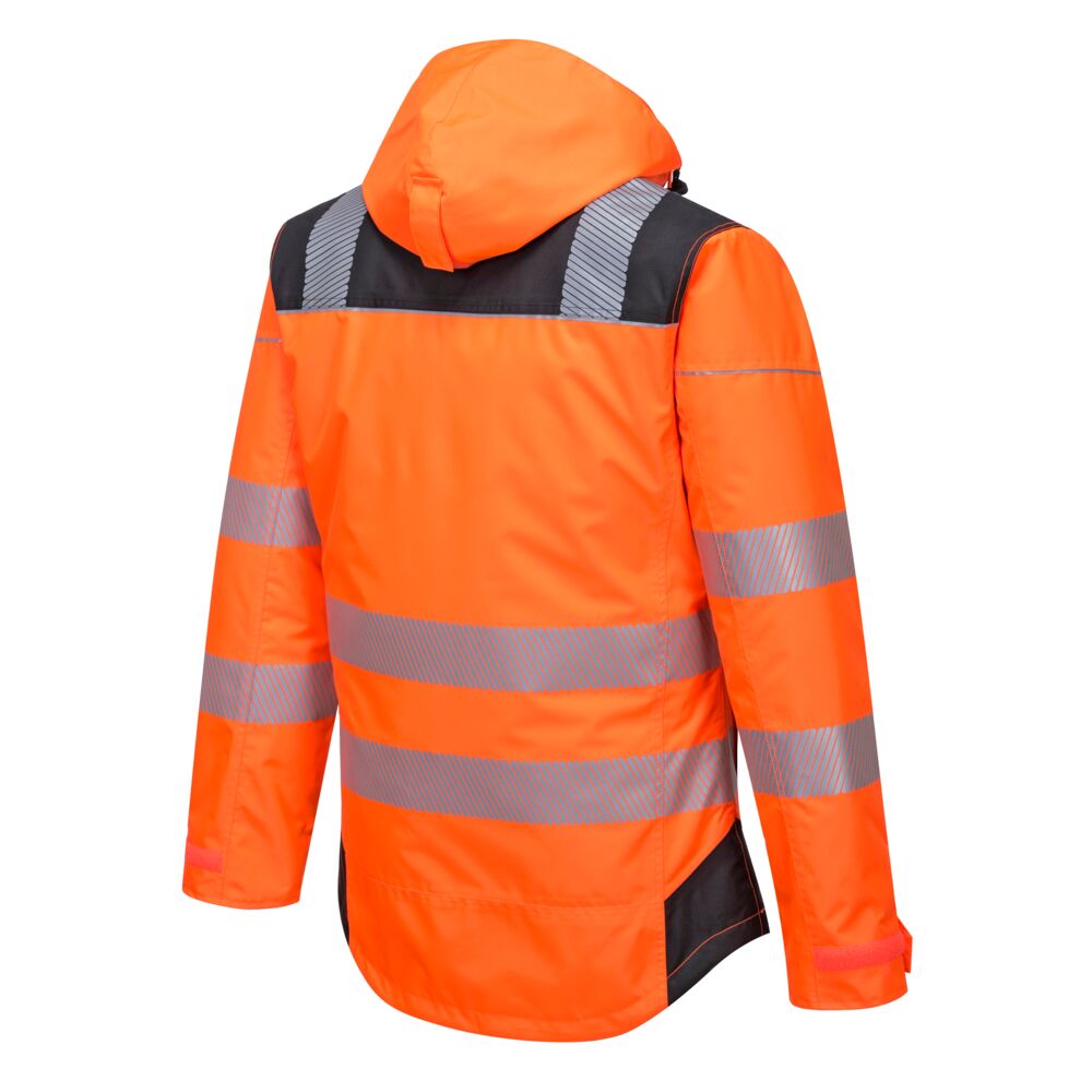 Vision Hi-Vis Vinter Jakke, Orange/Sort