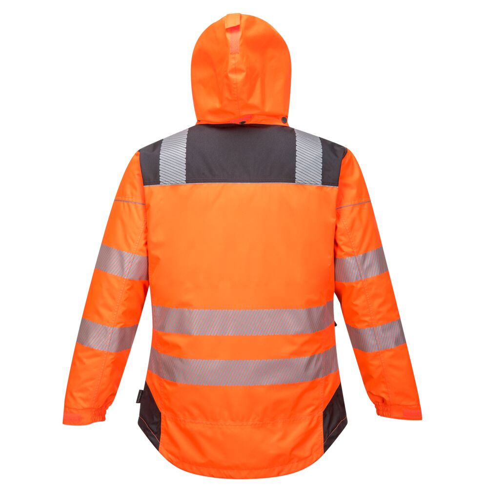 Vision Hi-Vis Vinter Jakke, Orange/Grå