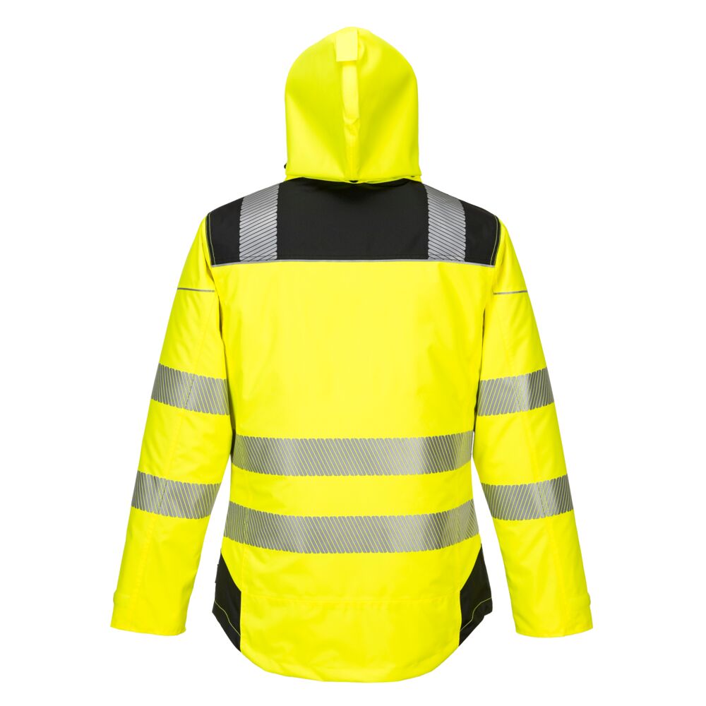 Vision Hi-Vis Vinter Jakke, Gul/Sort