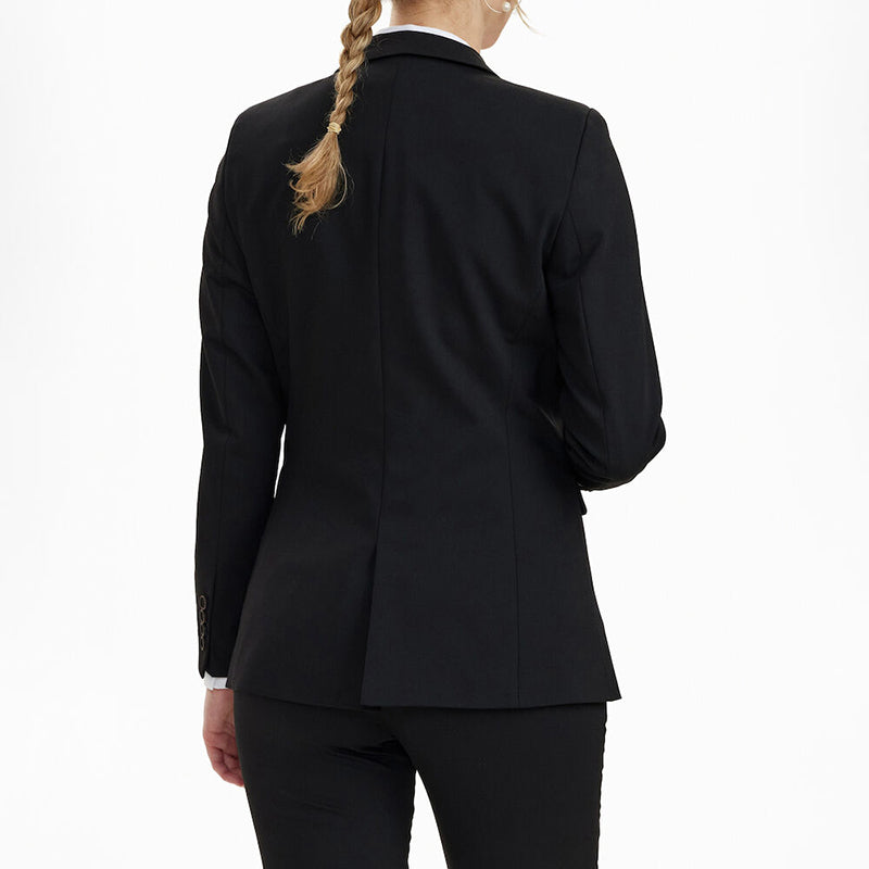 Traveller Dame Blazer Modern Fit, Lang model, Sort