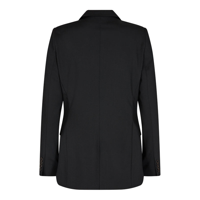 Traveller Dame Blazer Modern Fit, Lang model, Sort