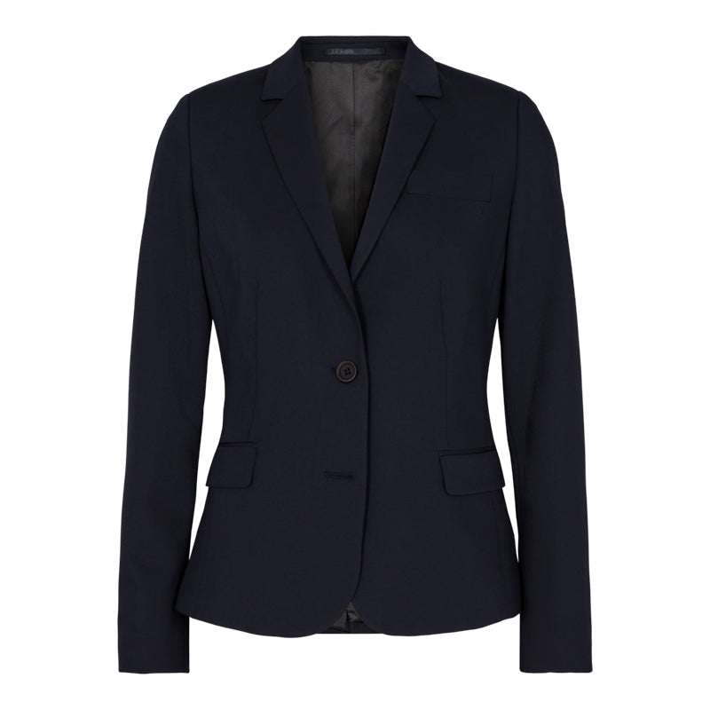 Traveller Dame Blazer Modern Fit, Kort model, Navy