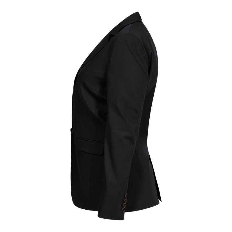 Traveller Dame Blazer Modern Fit, Lang model, Sort