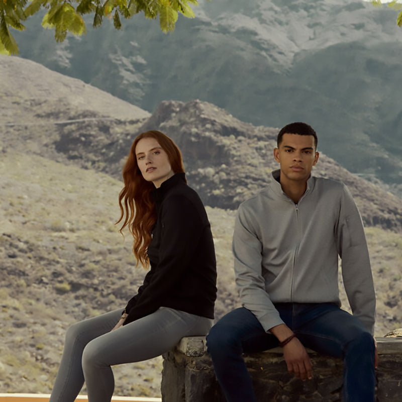 Basic Active Cardigan, Gråmeleret