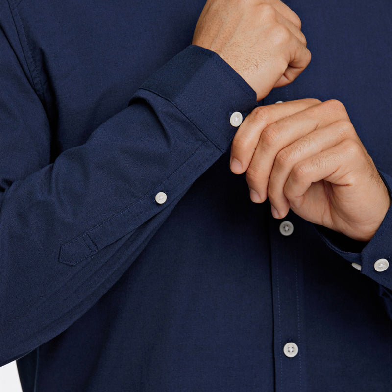 Oxford skjorte Slim Fit, Navy