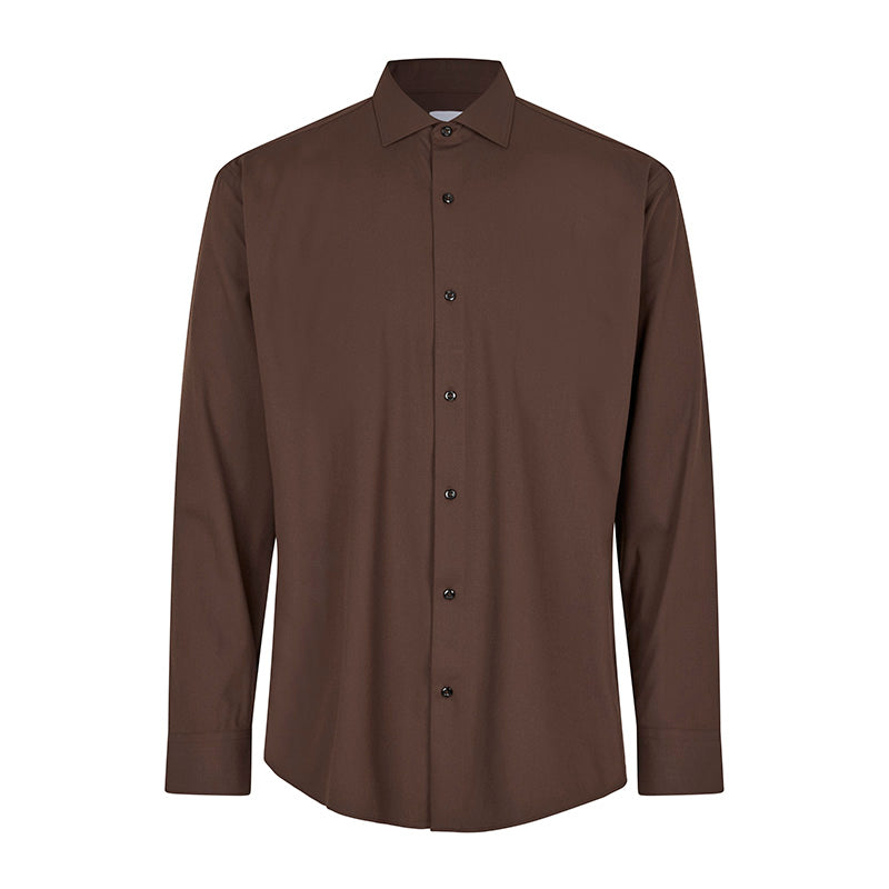 Hybrid shirt Herre, Mocca