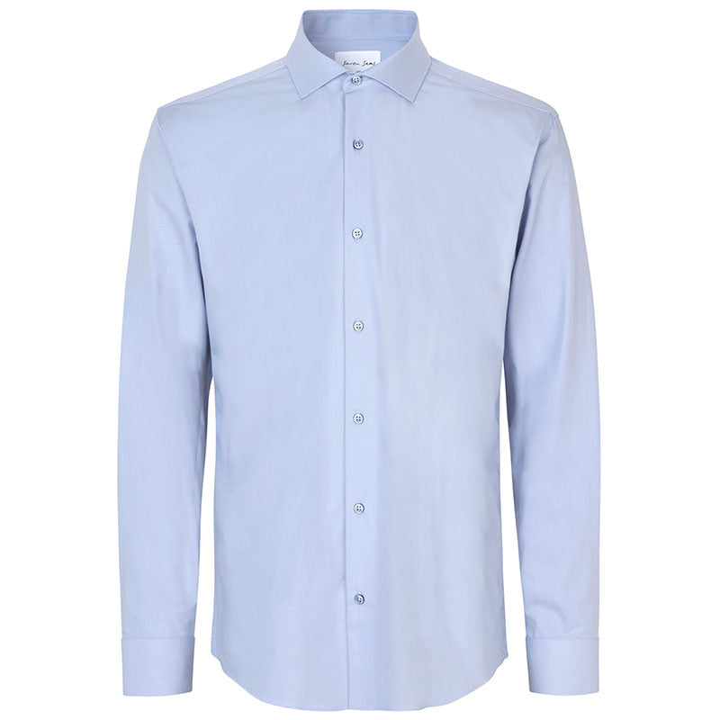 Hybrid shirt Herre, Lyseblå