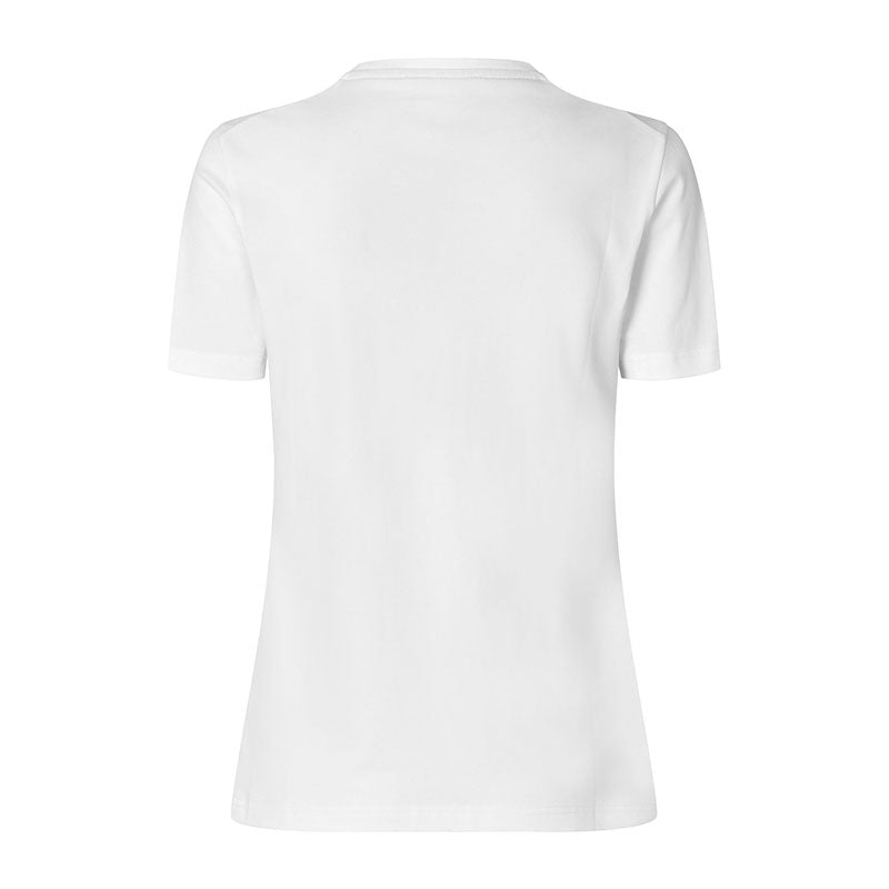 T-shirt Organic Dame, Hvid