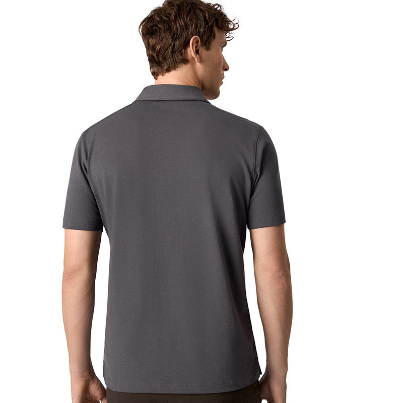 Poloshirt Organic, Grå