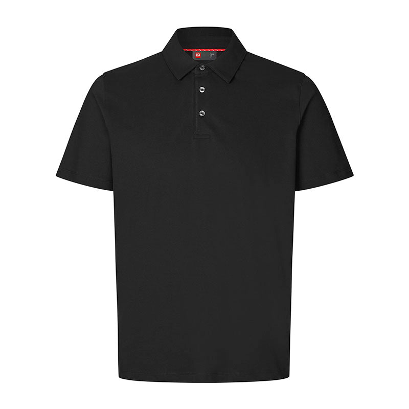 Poloshirt Organic, Sort