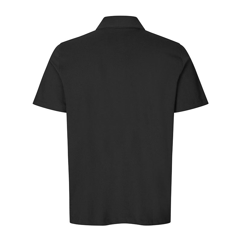 Poloshirt Organic, Sort