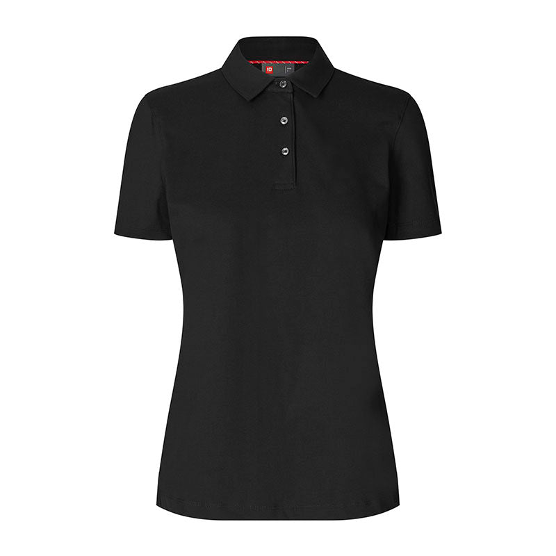 Poloshirt Organic Dame, Sort