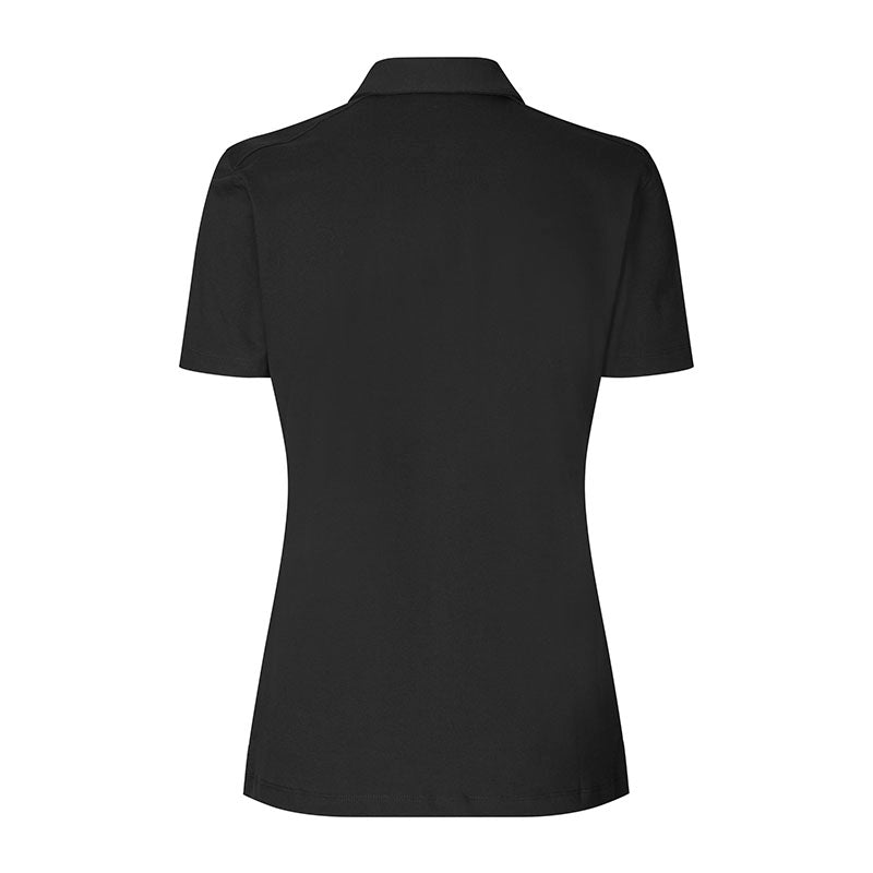 Poloshirt Organic Dame, Sort