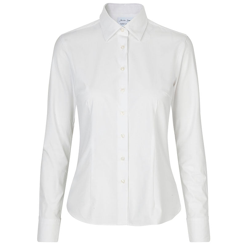 Hybrid shirt Dame, Hvid