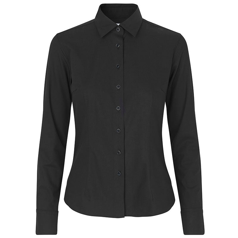 Hybrid shirt Dame, Sort