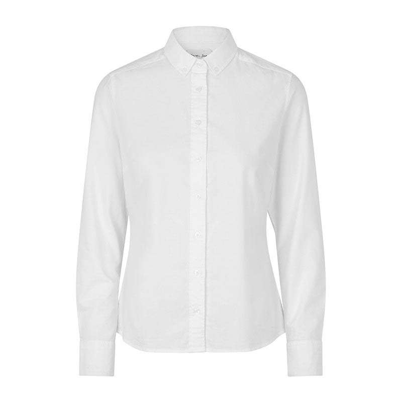 Oxford Modern skjorte Dame, Hvid