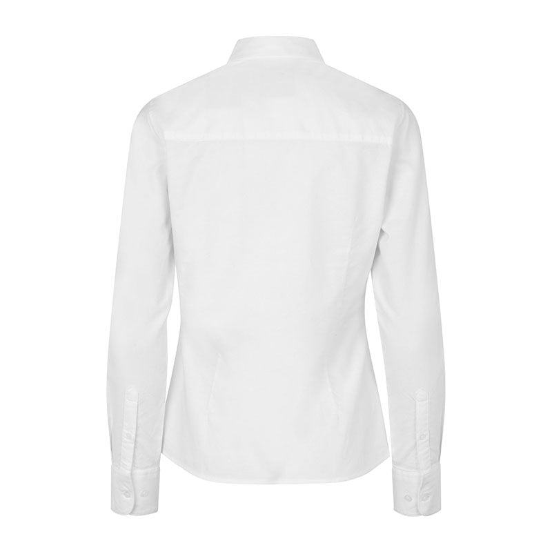 Oxford Modern skjorte Dame, Hvid