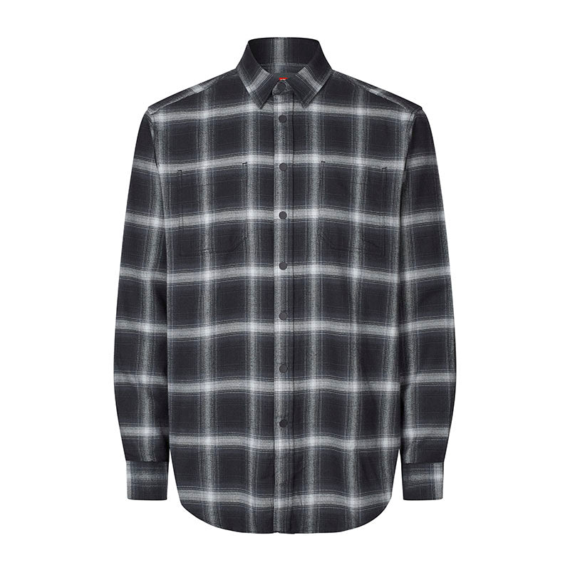 Flannel Skjorte, Grå