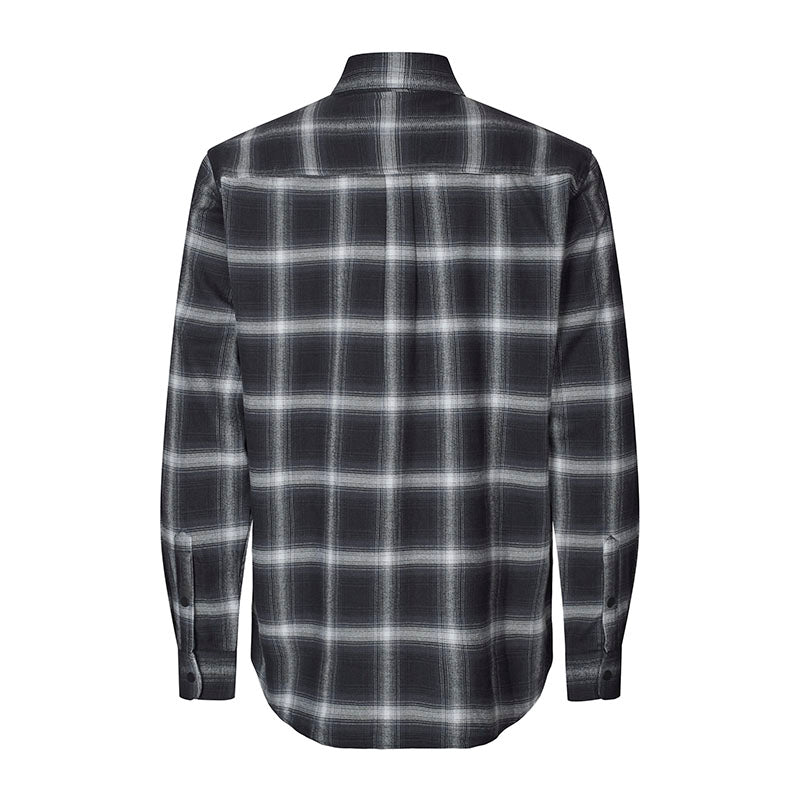 Flannel Skjorte, Grå