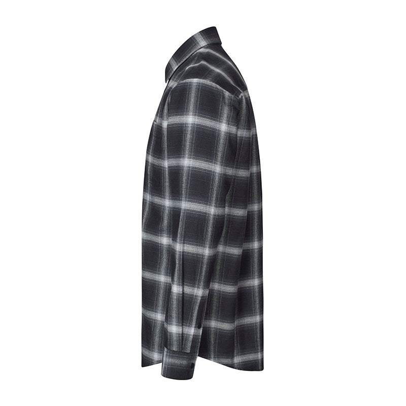 Flannel Skjorte, Grå