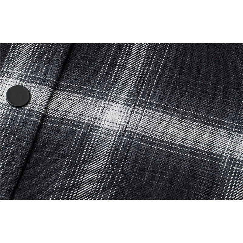 Flannel Skjorte, Grå