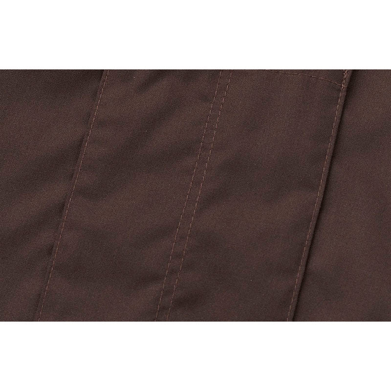 Poplin stretch skjorte herre, Mocca