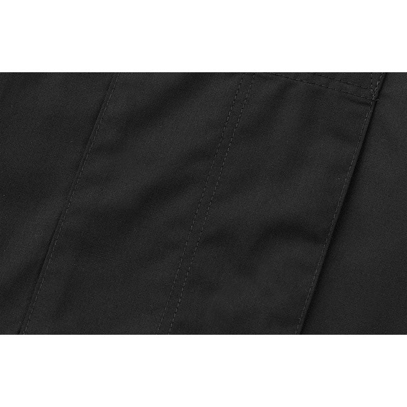 Poplin stretch skjorte dame, Sort